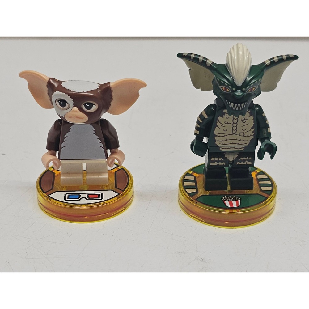 LEGO Dimensions Gremlins Team Pack Minifigures Gizmo and Stripe 71256 Toy Tags